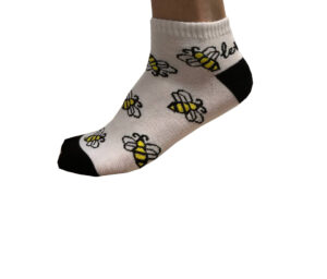 Шкарпетки жіночі "Білі з бджілками"